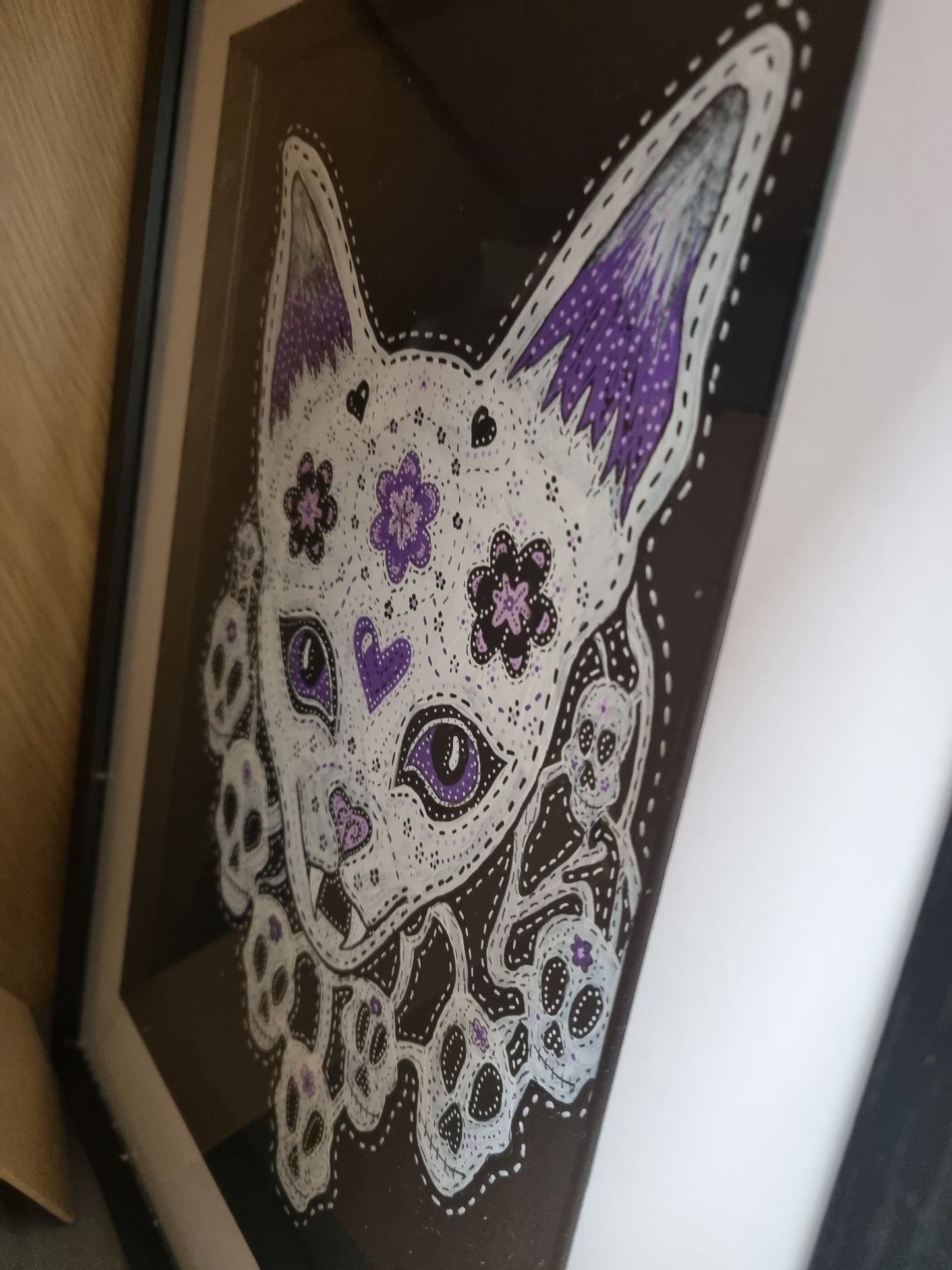 Framed Cat Artwork
