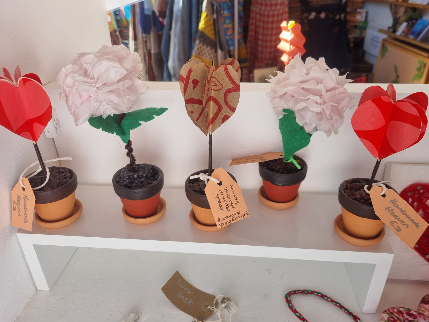 Paper Craft flower in pot