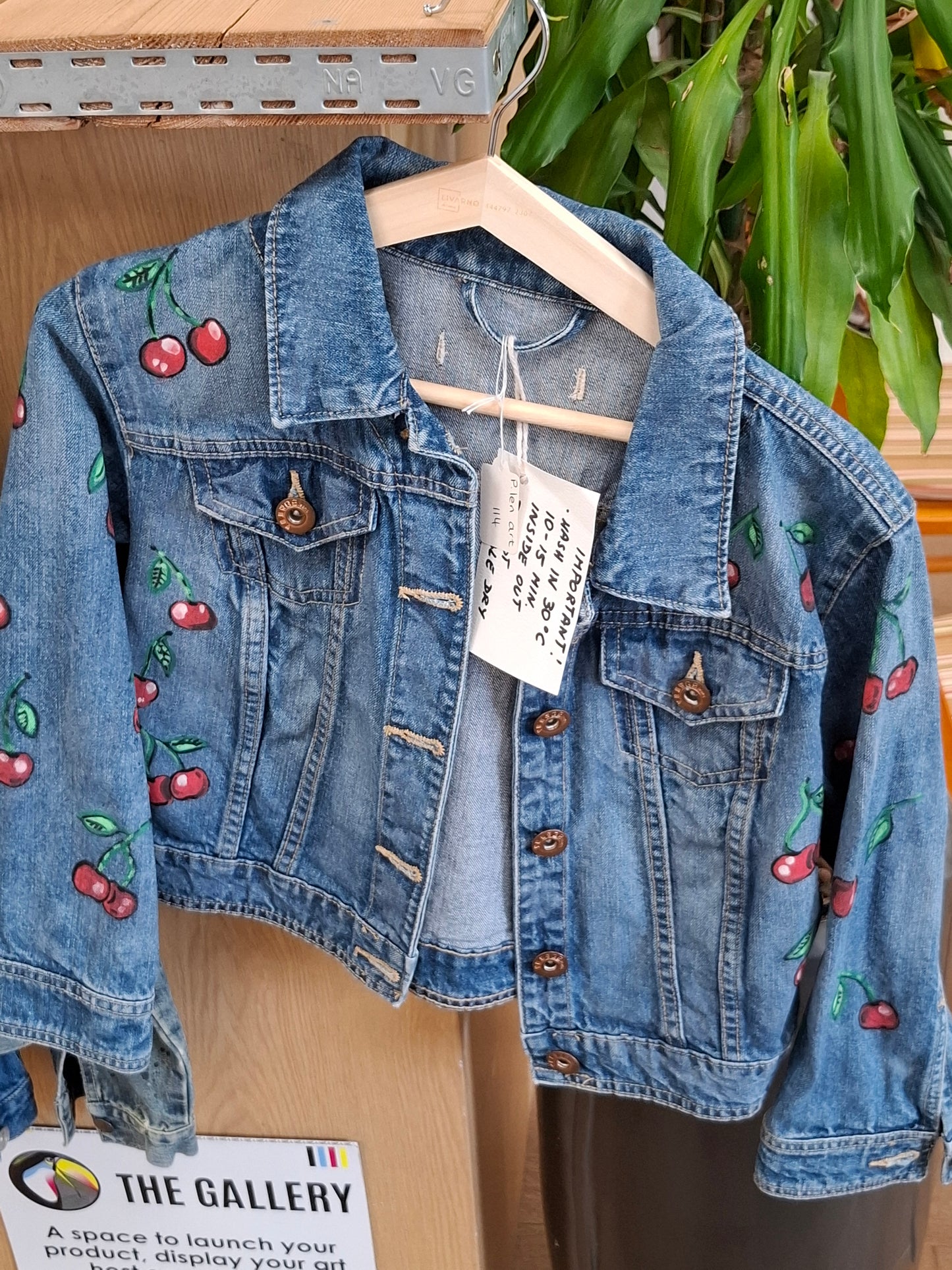 Cherry Denim Jacket
