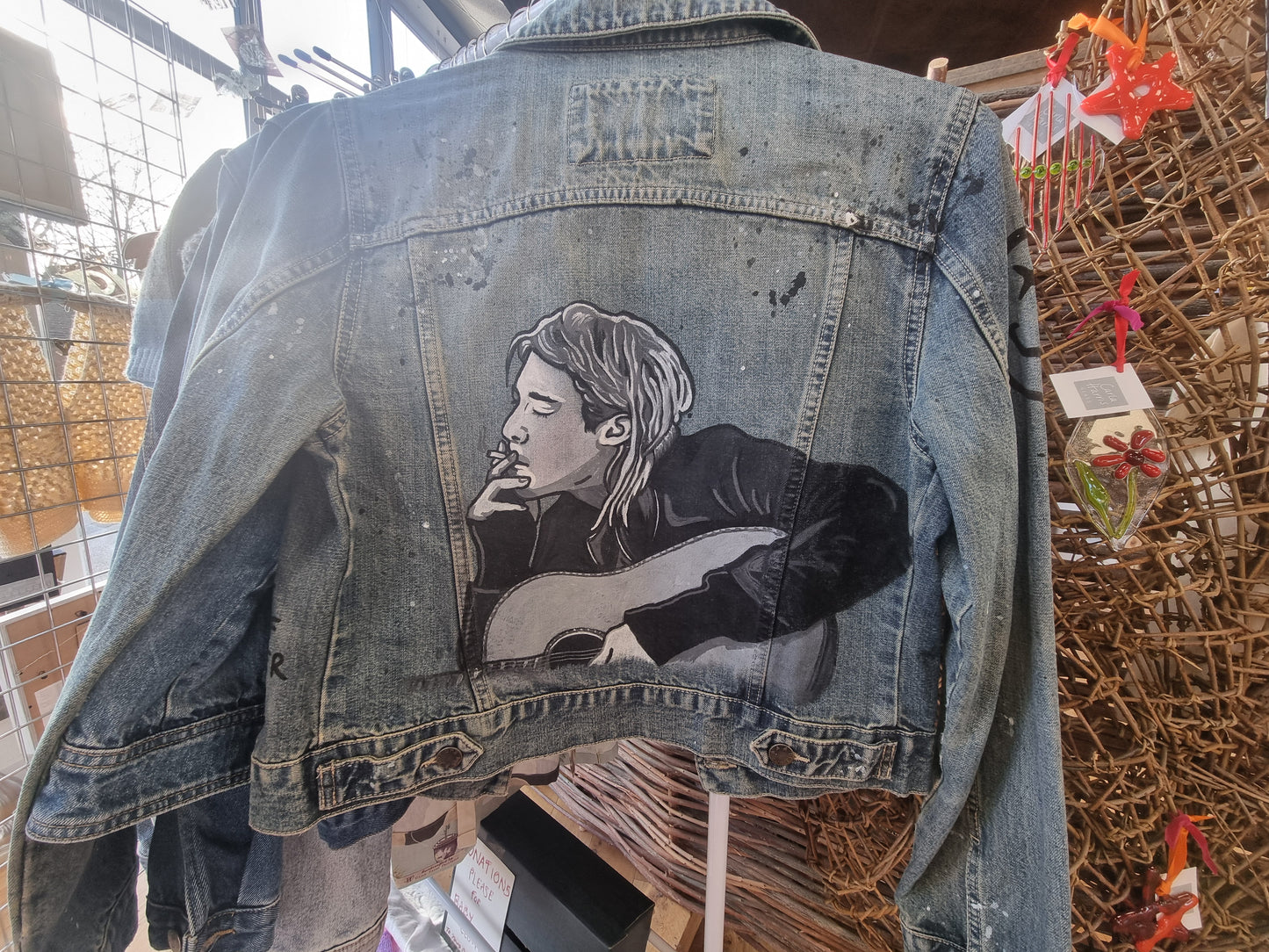 Kurt Cobain denim jacket