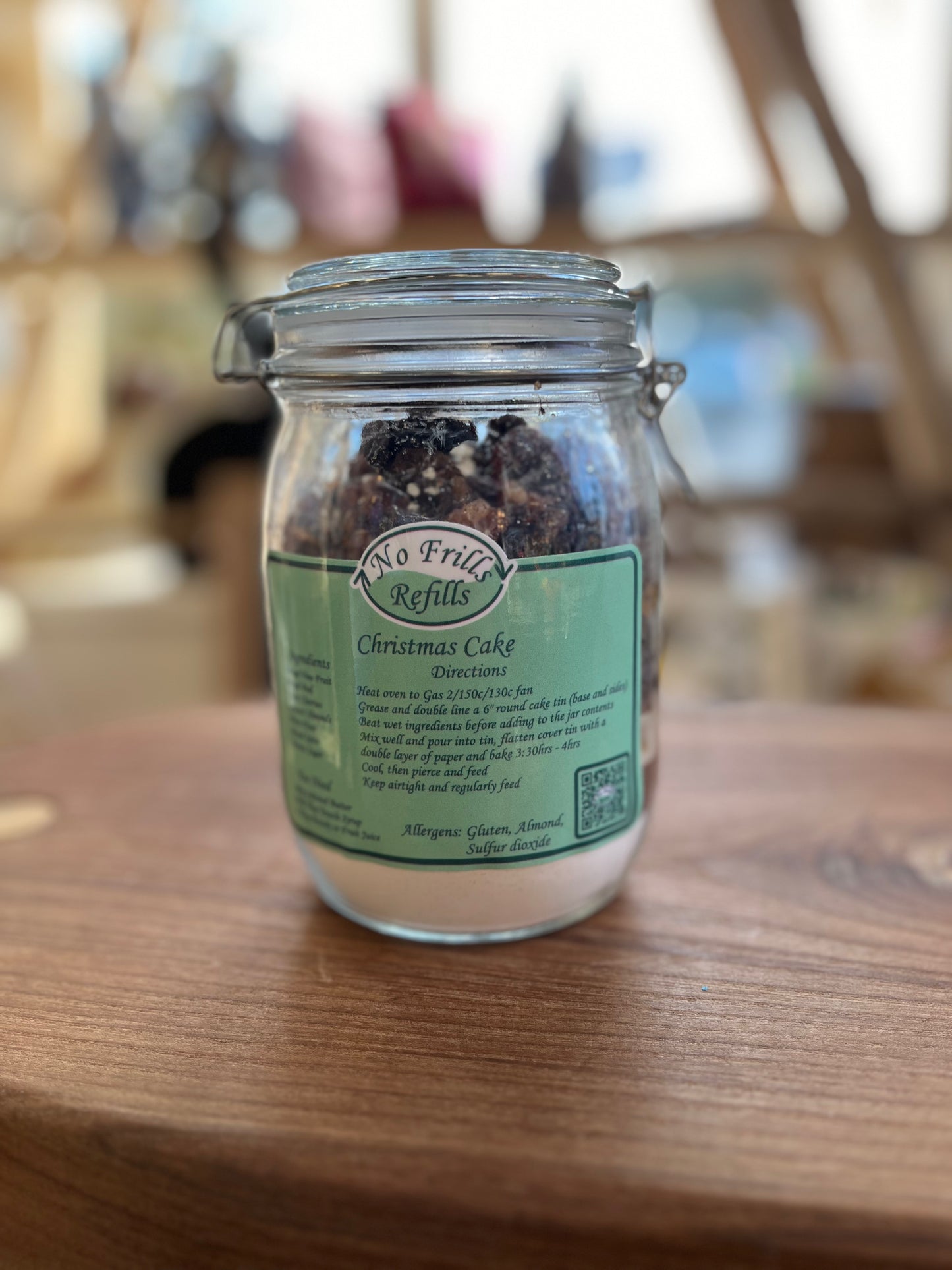 Cookies/Christmas Cake in a Jar