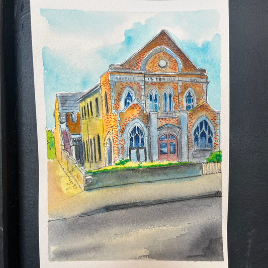 ‘Ebenezer Baptist Church’ - Watercolour