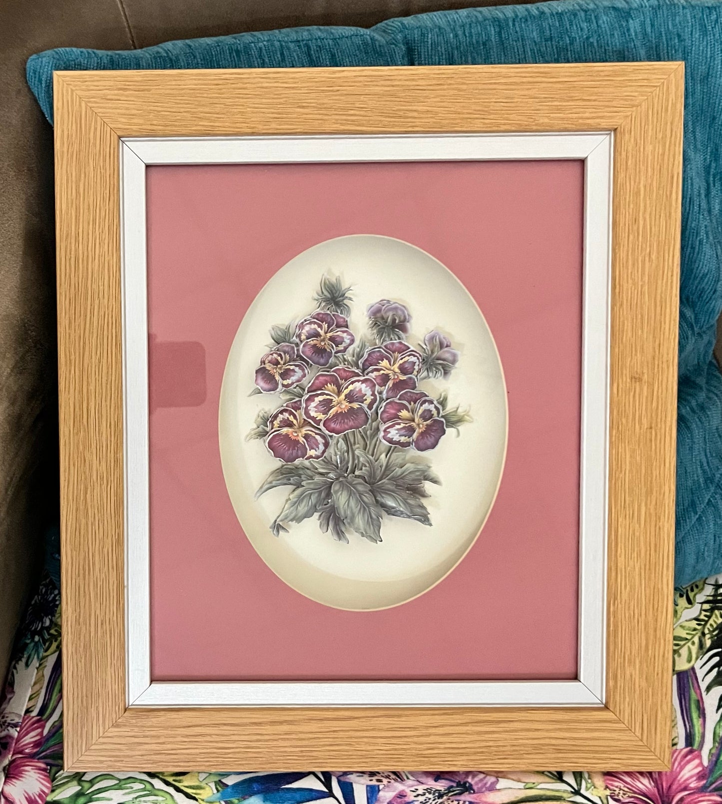 Découpage Pink Flowers
