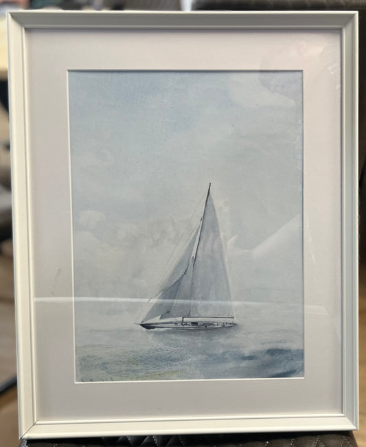 ‘Shamrock Yacht’ - Oil Painting