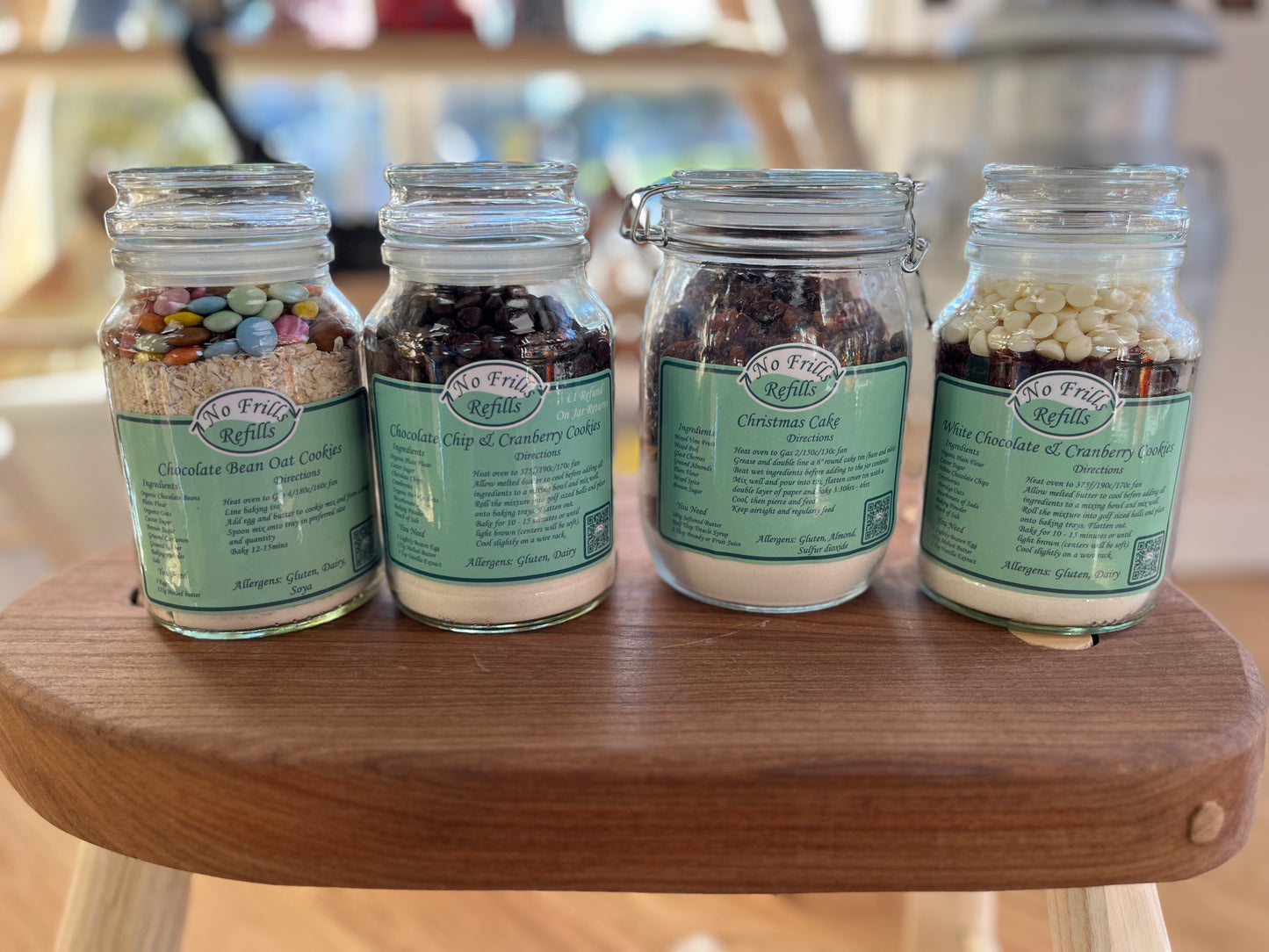 Cookies/Christmas Cake in a Jar