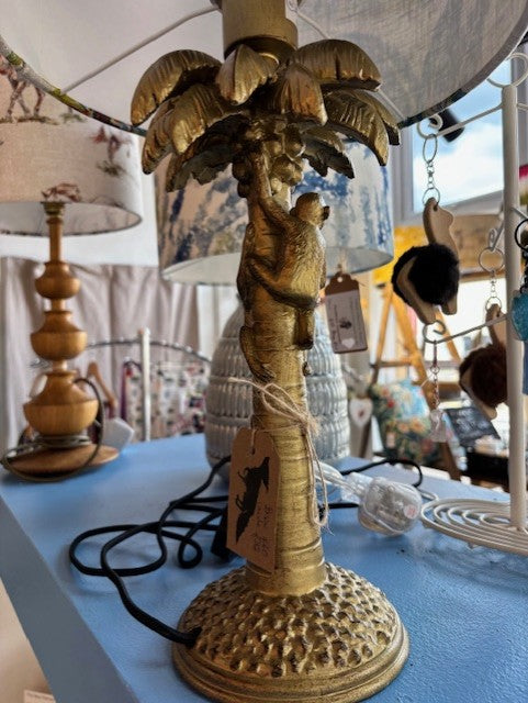 Monkey Gold Lamp Base