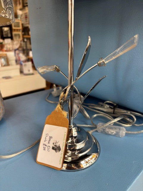 Silver Leaf Lamp Base