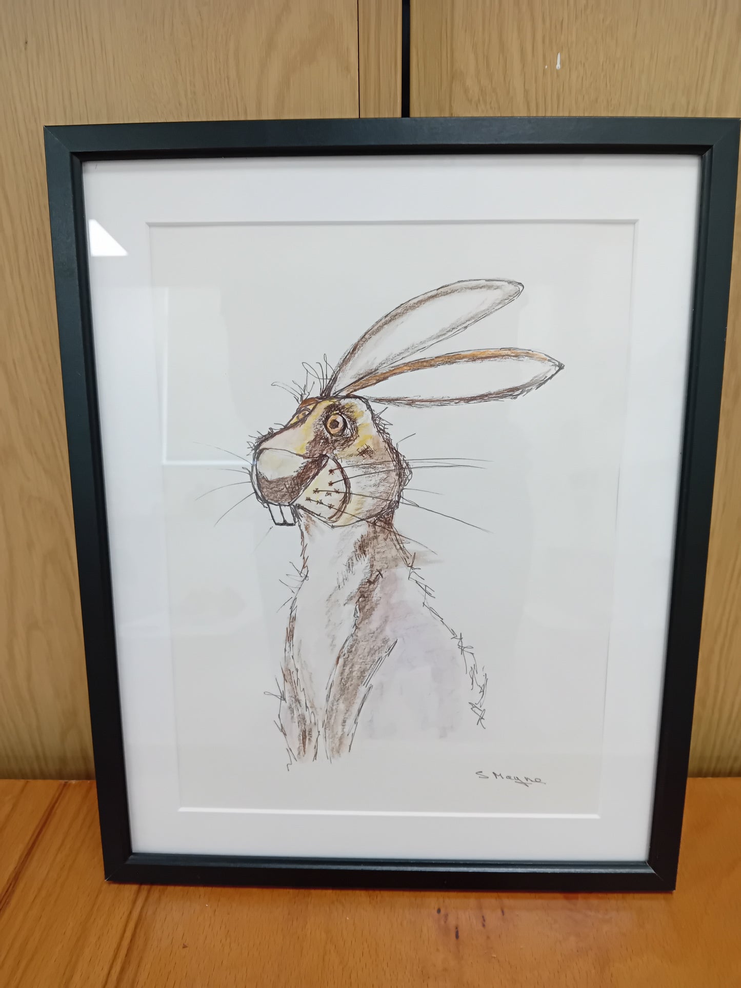 Pen & Wash Hare - Painting