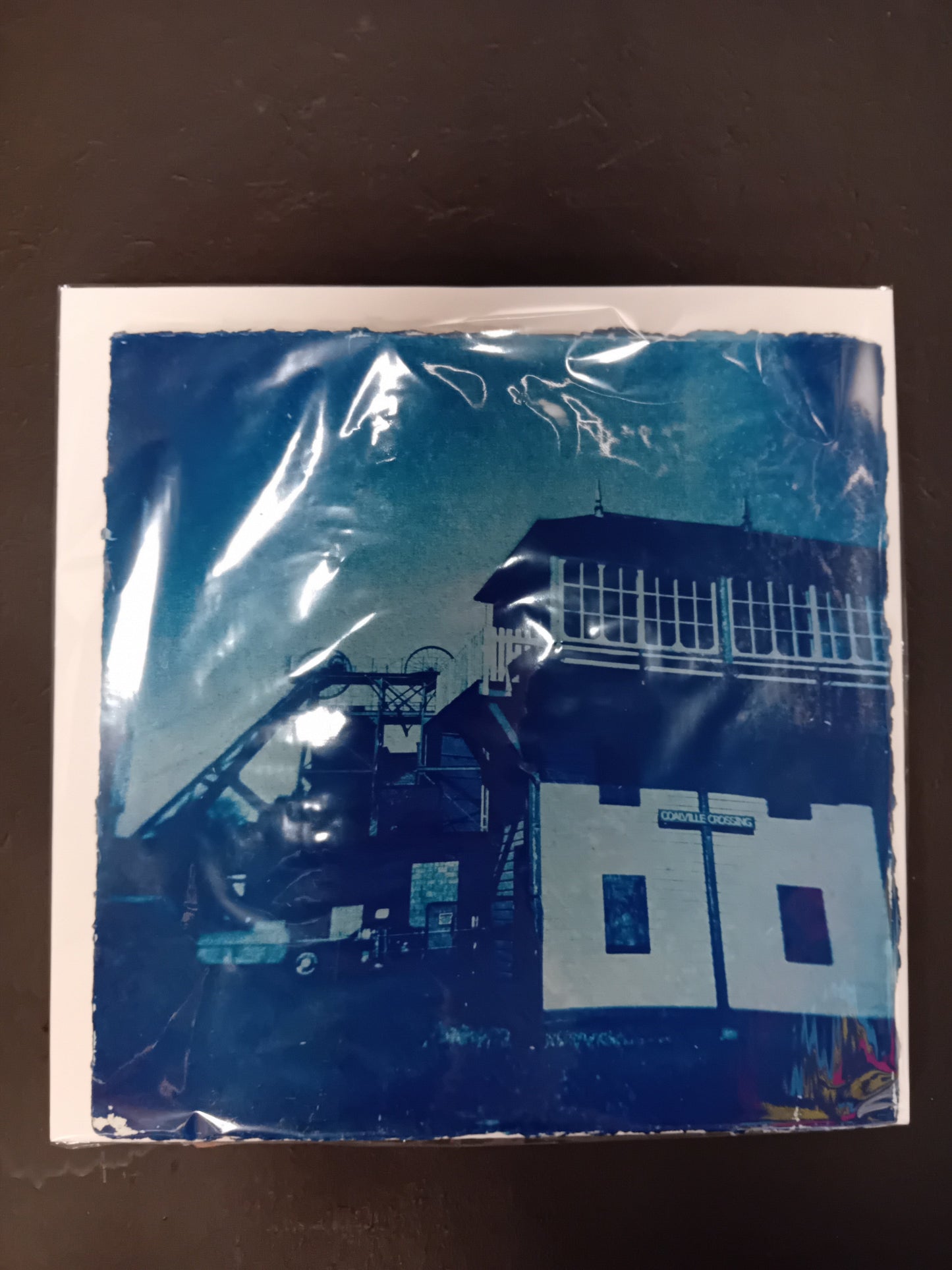 Coalville Crossing - Cyanotype Print