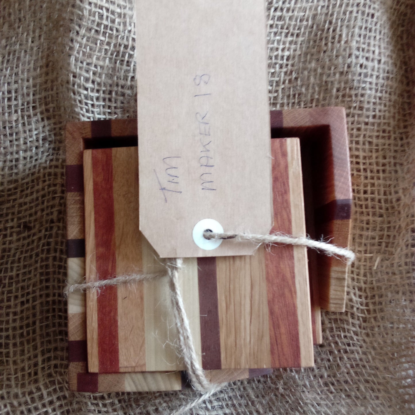 Mixed Hardwood Coasters