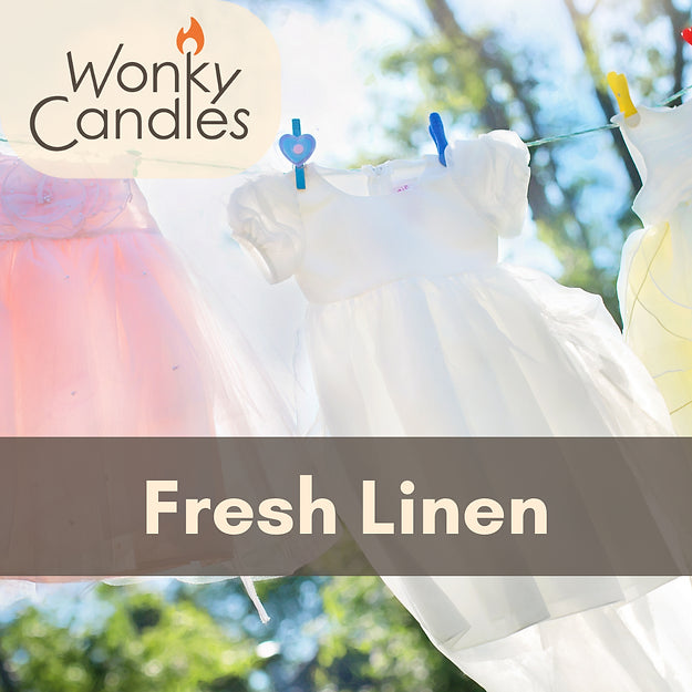 Clamshells Wonky Candles - Fresh Linen