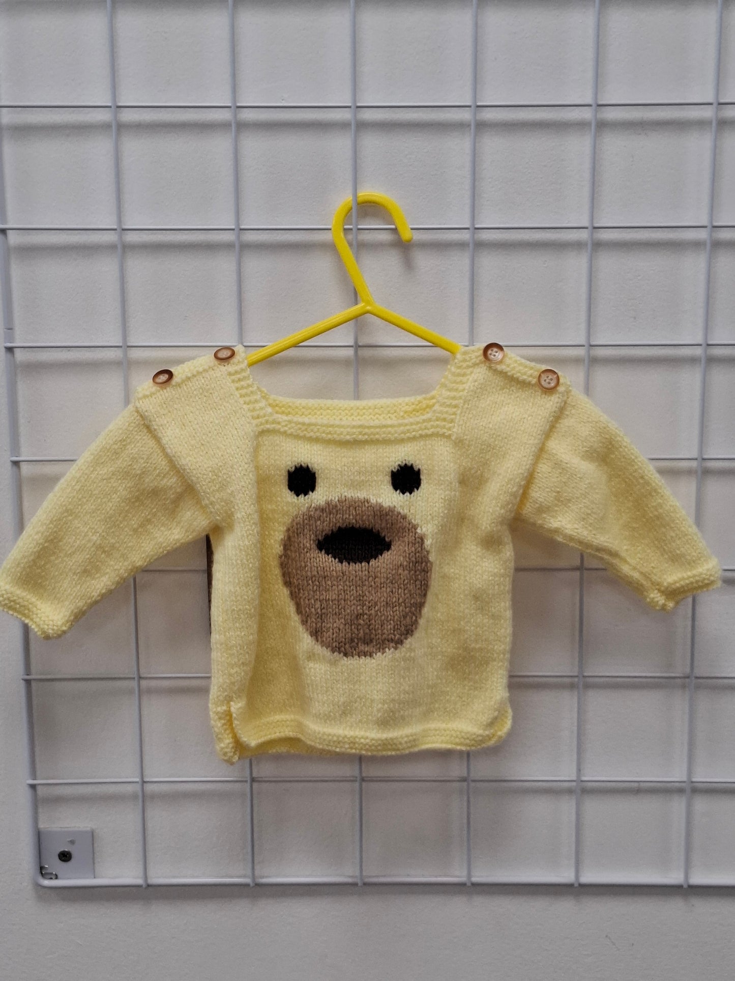 Yellow Teddy Bear Sweater Child