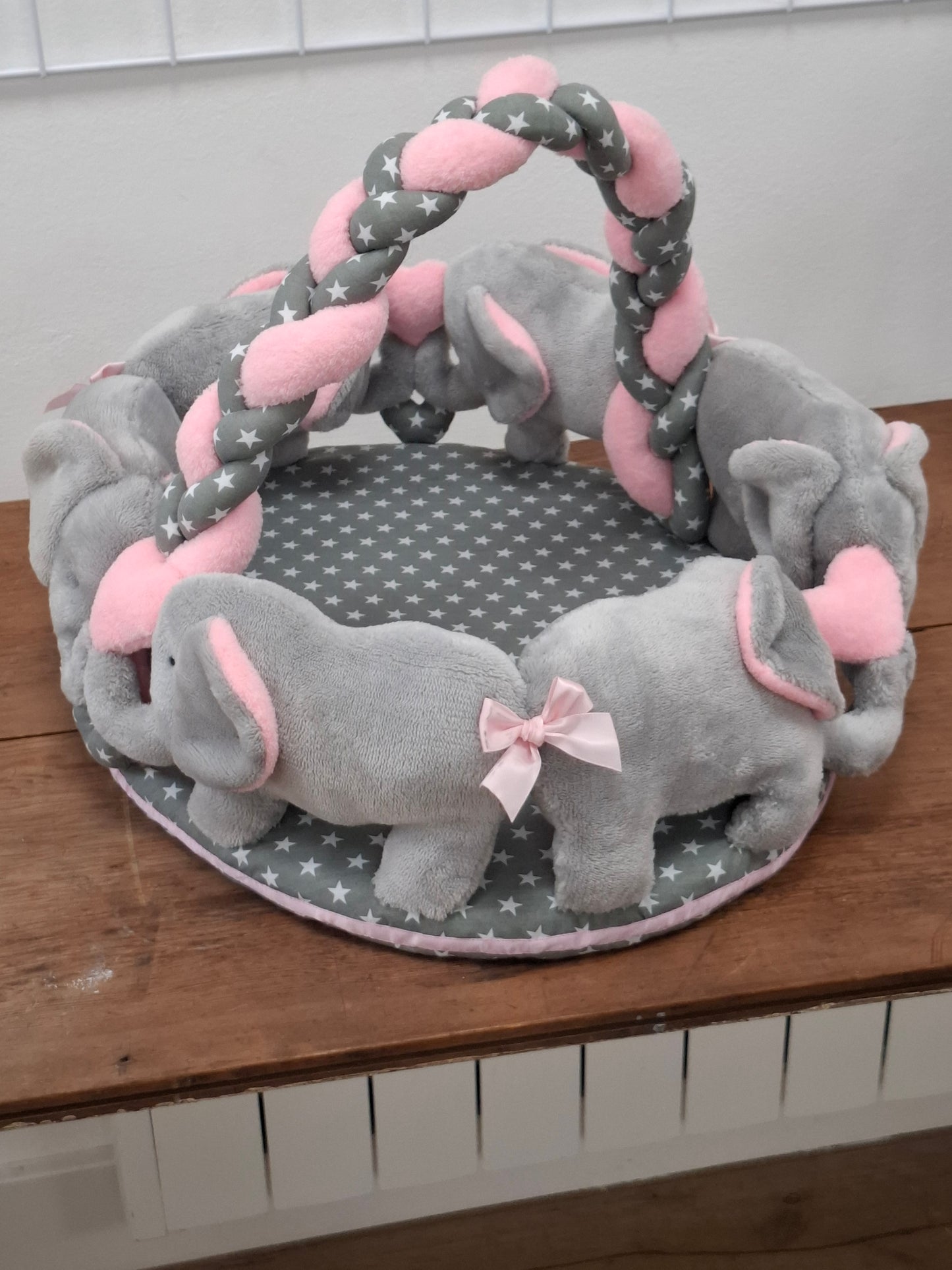 Elephant Gift Basket Handmade