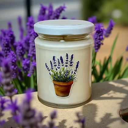 Lavender Candle - Wonky Candles