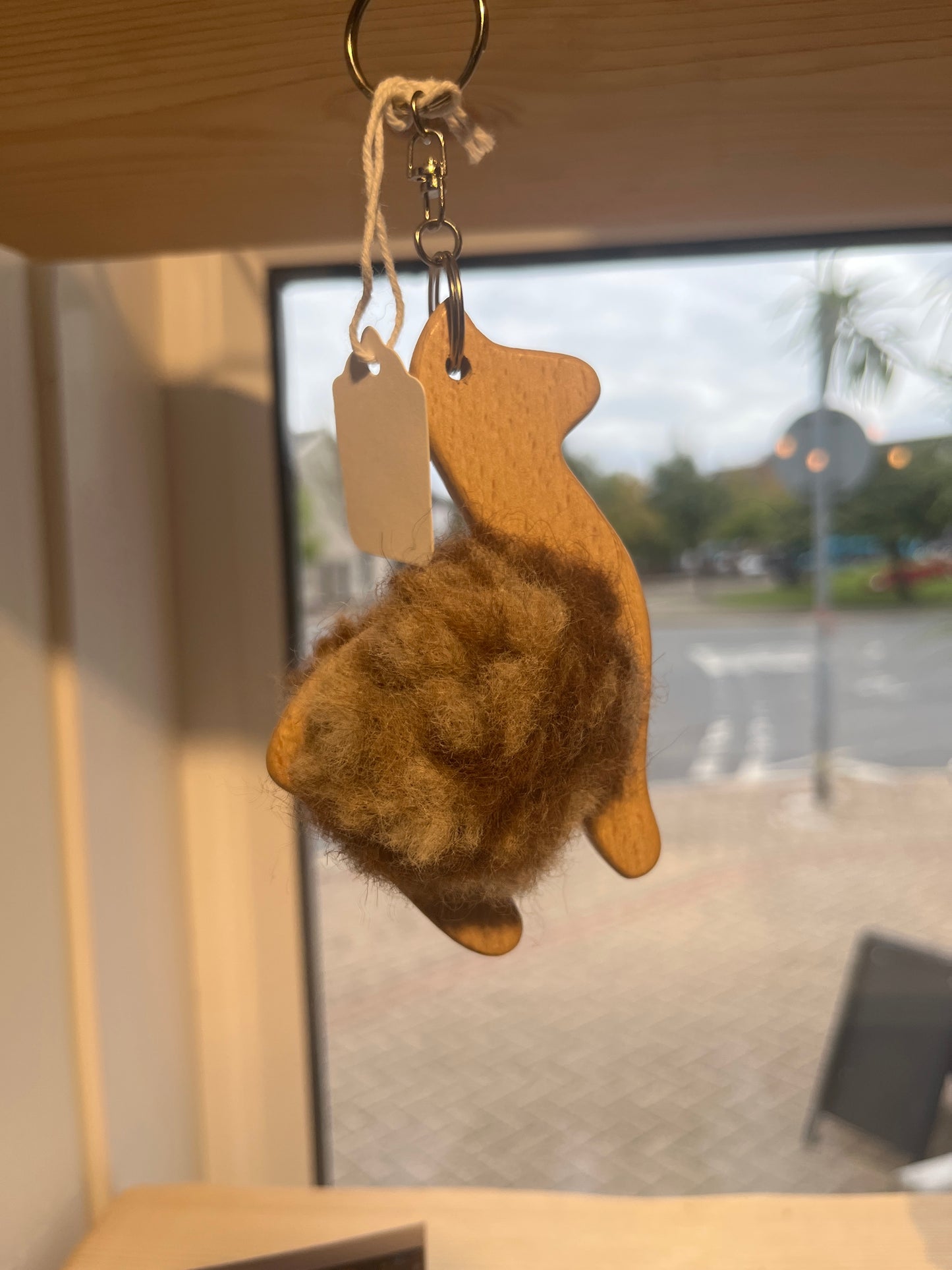 Alpaca Wool Key Rings