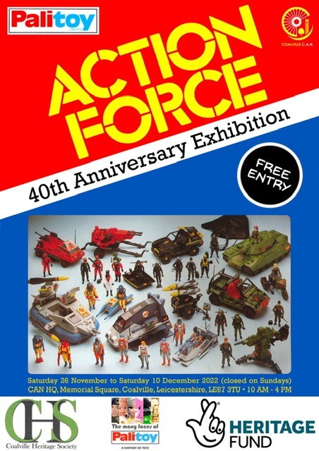Action Force Building Action Force 40th Anniversary Exhibition – Coalville CAN
