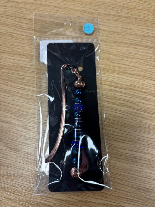 Blue Beads - Bookmark