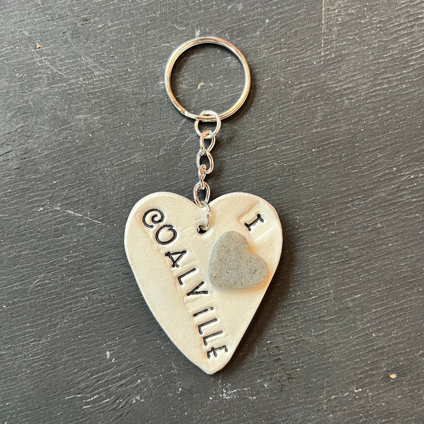 ‘I heart Coalville’ Keyring