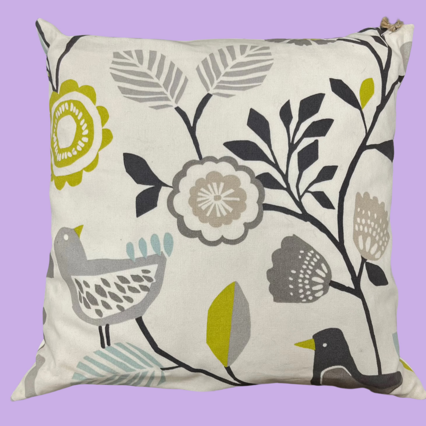 Patterned Cushion with Feather Inner