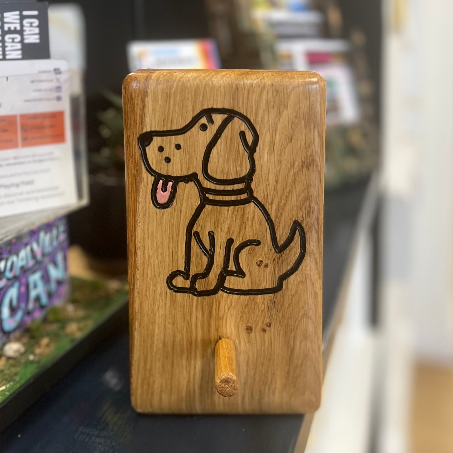 Wooden Dog Lead Hanger