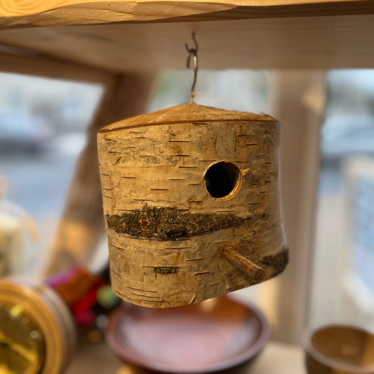 Natural Wood Bird Box