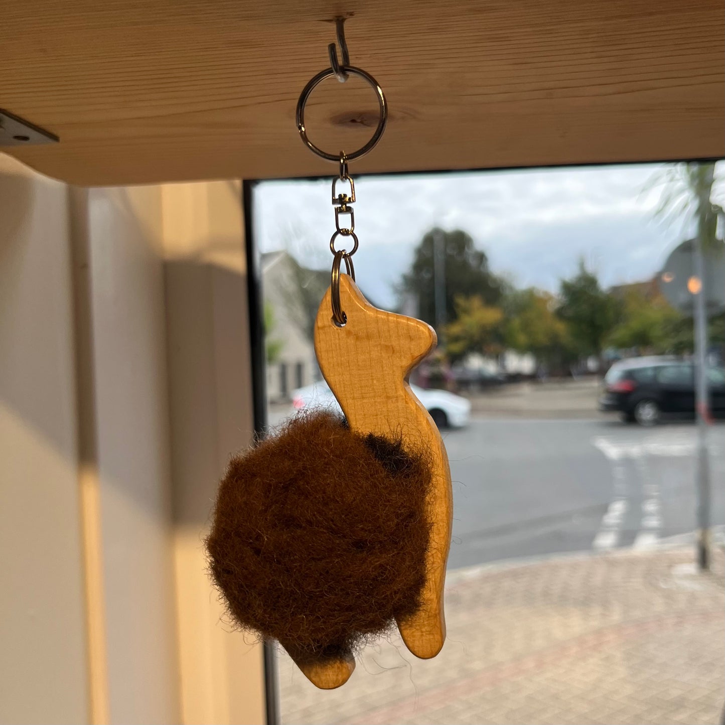 Alpaca Wool Key Rings