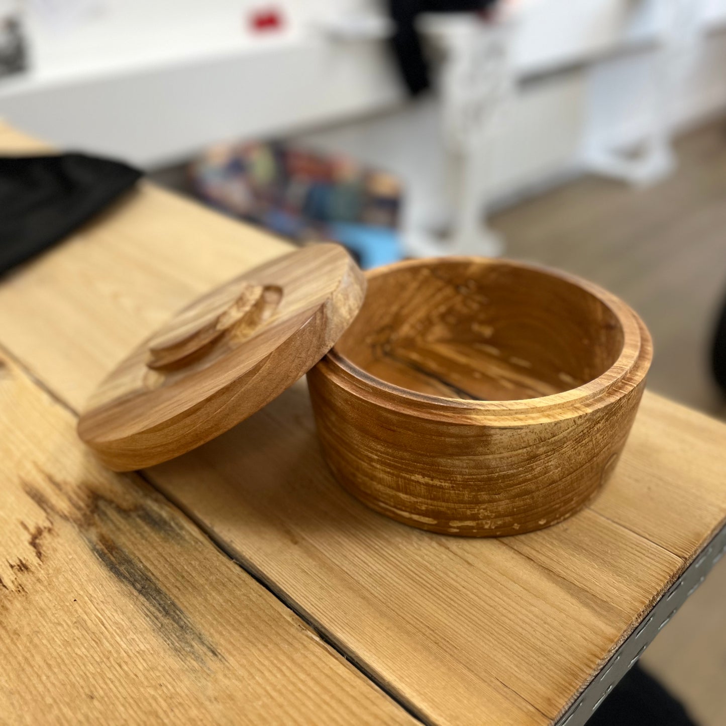 Lidded Wood Box