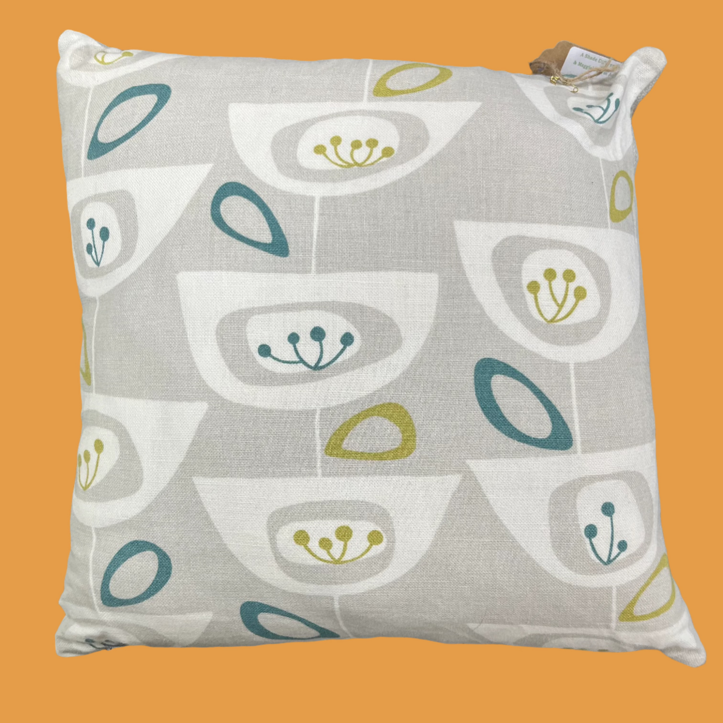 Patterned Cushion with Feather Inner