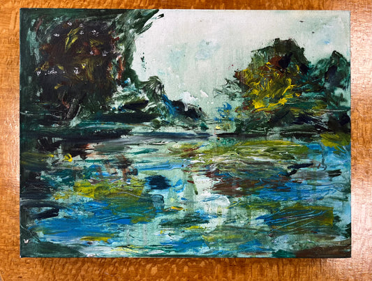 ‘ By the Waterside’ - Acrylic Painting