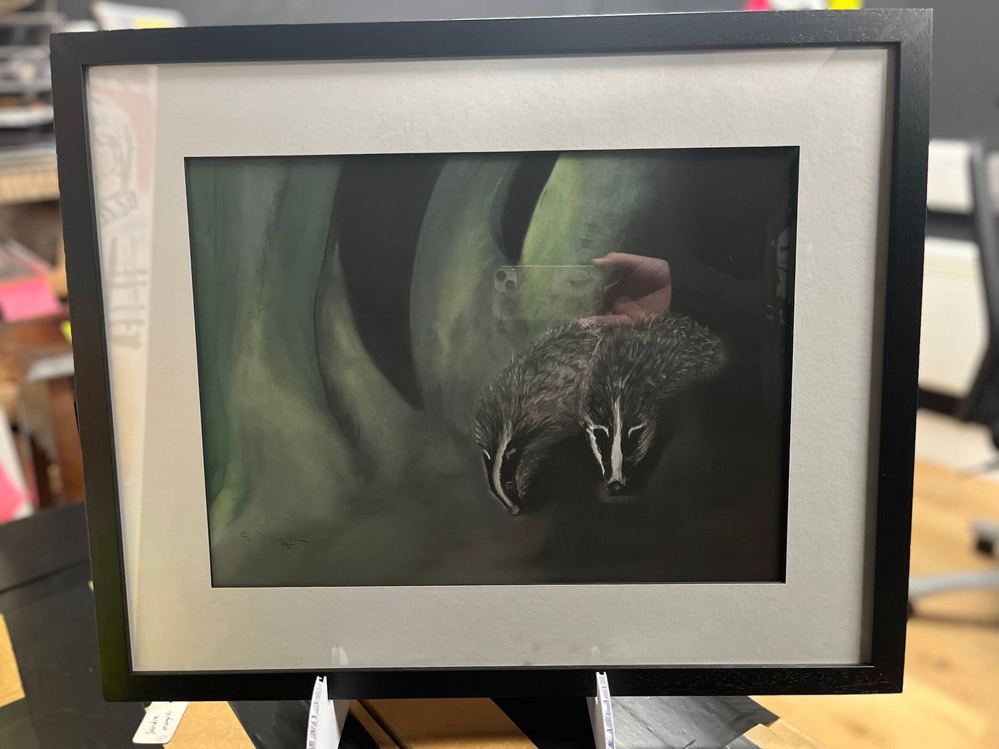 ‘Badgers’ - Pastel Painting