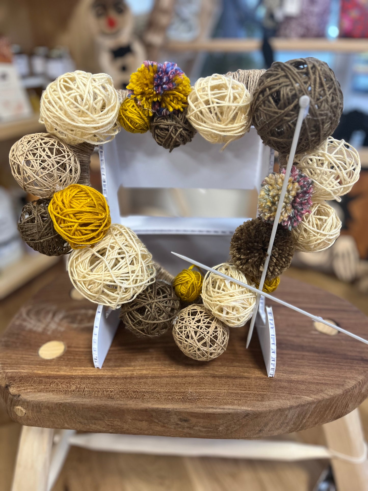 Knitting Wreath