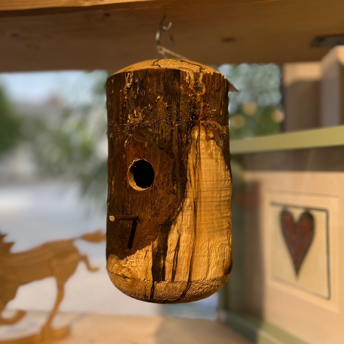 Natural Wood Bird Box