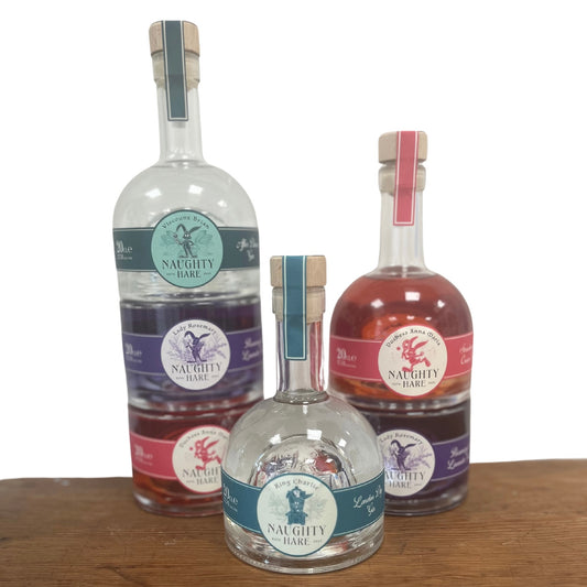 Naughty Hare Gin - Stackable Bottles (20cl)