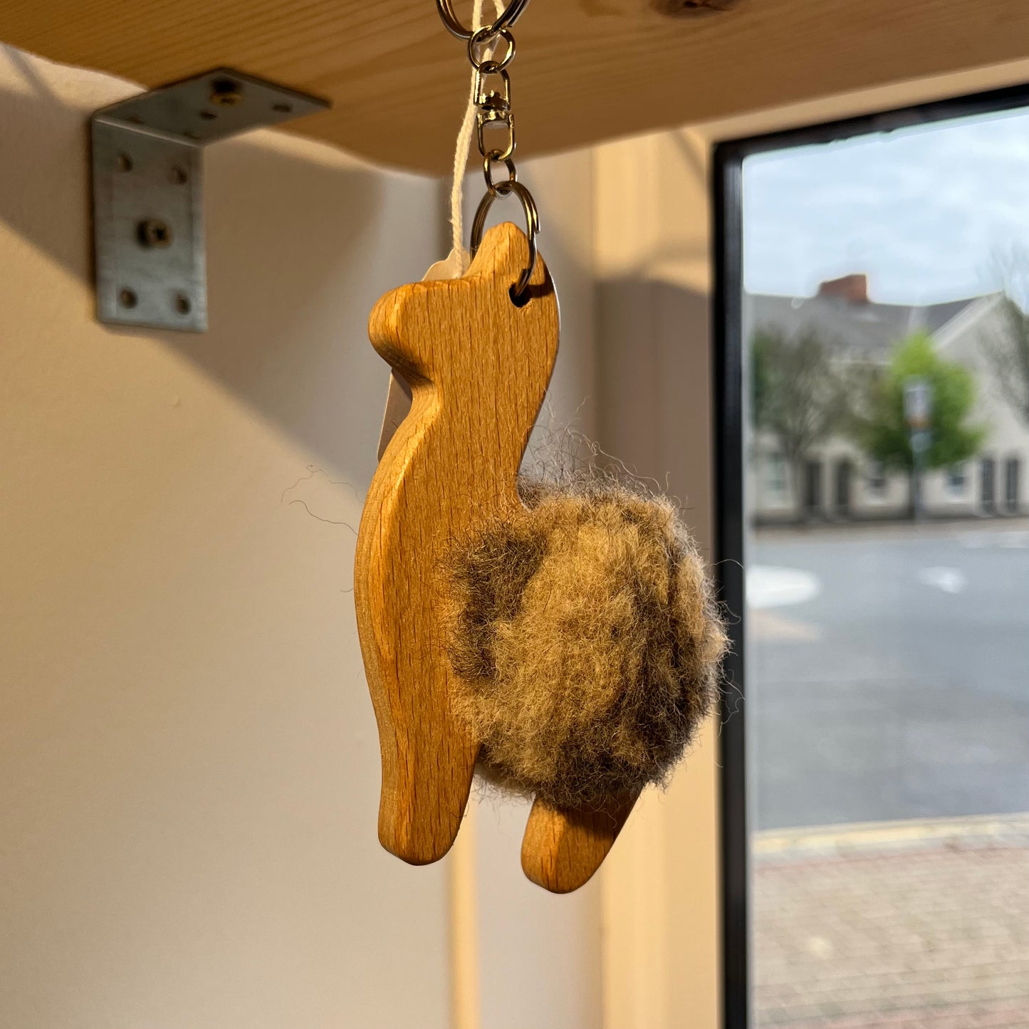 Alpaca Wool Key Rings