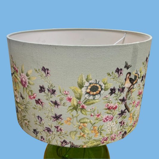 40cm Green Bird/Floral Shade