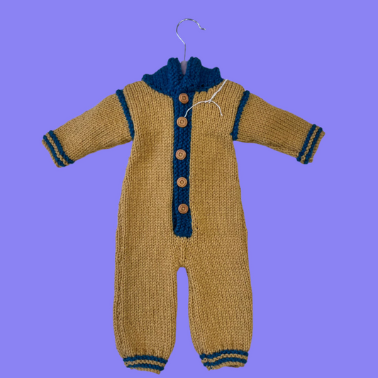 Baby’s Outdoor Knitted Suit