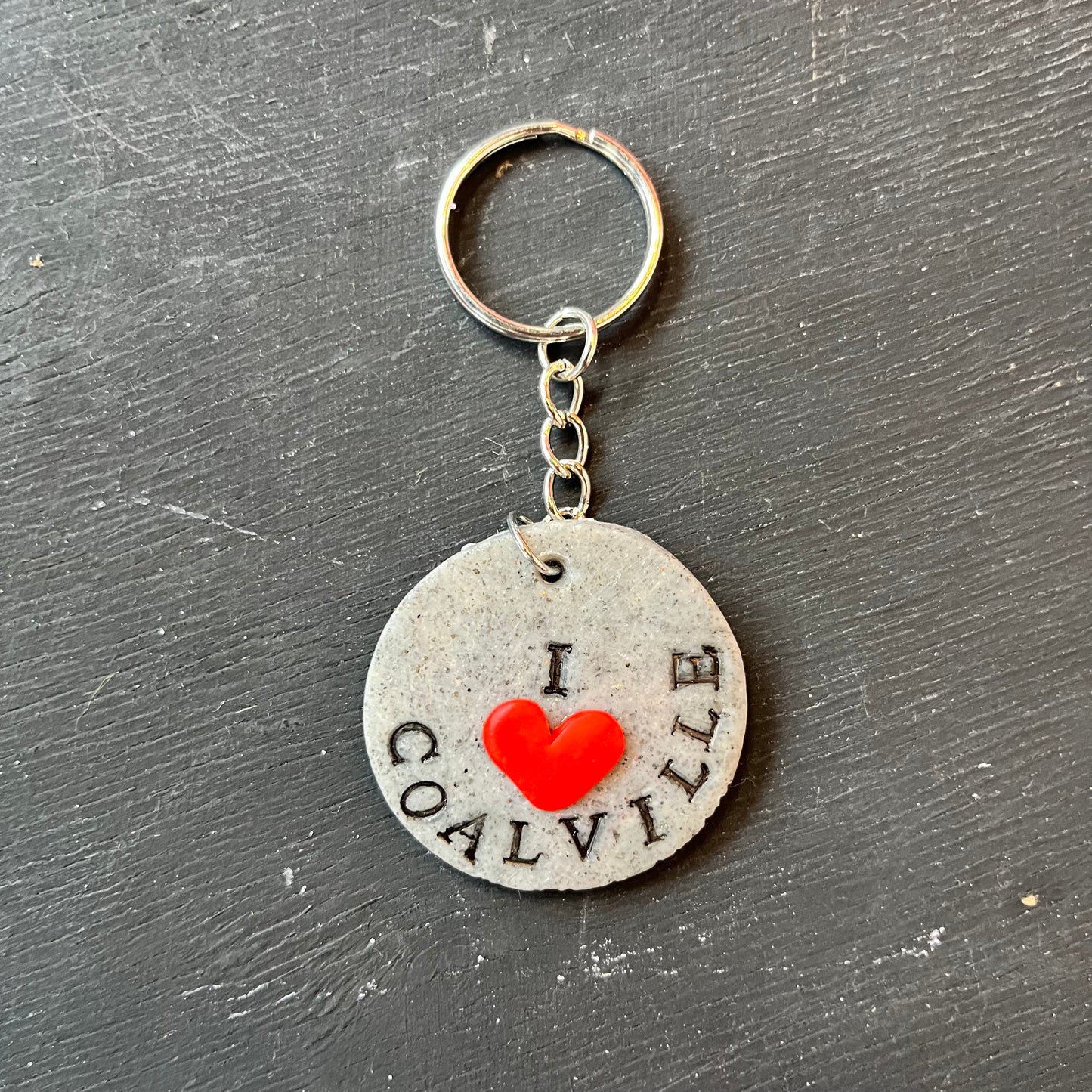 ‘I heart Coalville’ Keyring