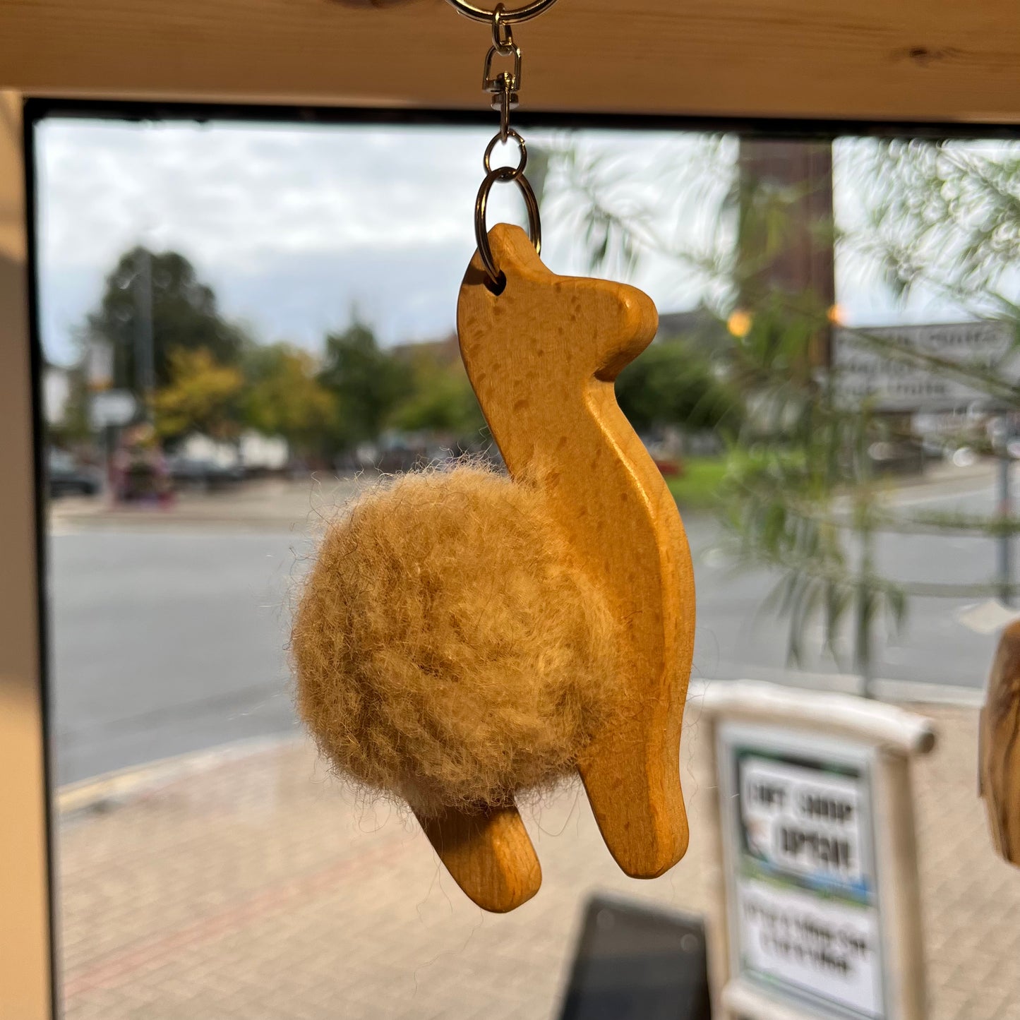 Alpaca Wool Key Rings