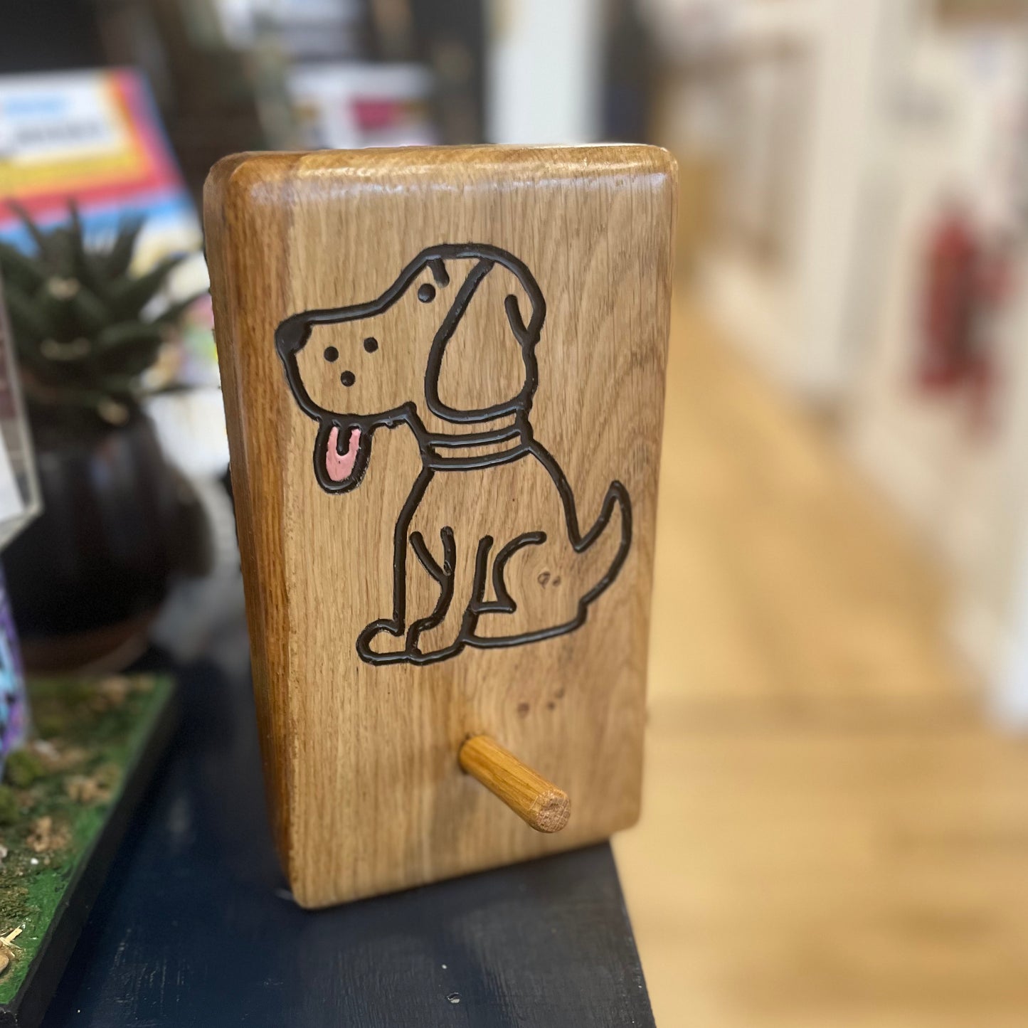 Wooden Dog Lead Hanger