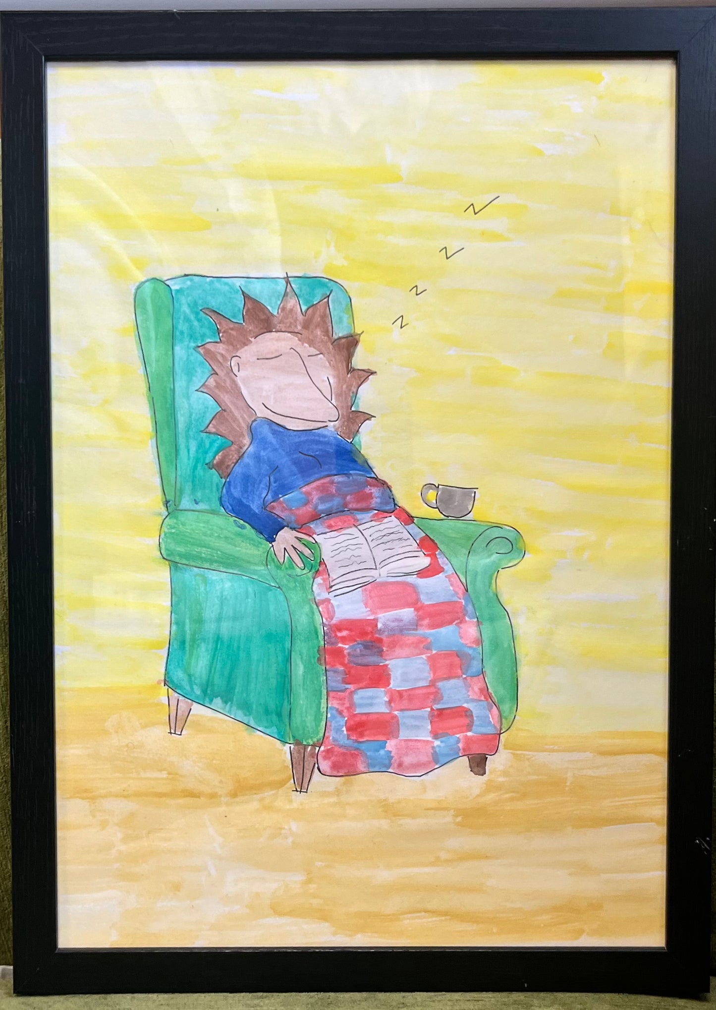 ‘Hedgehog Snoozing’