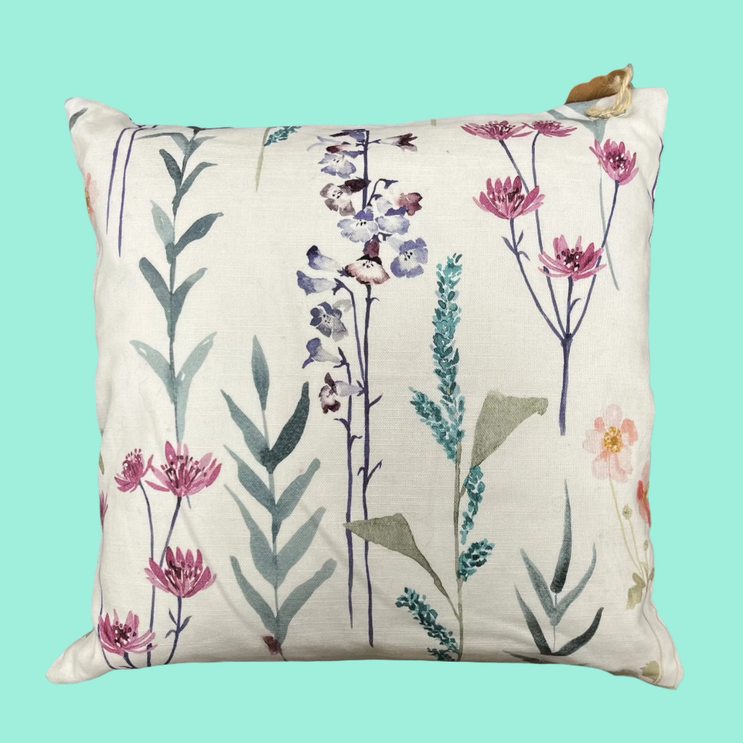 Patterned Cushion with Feather Inner