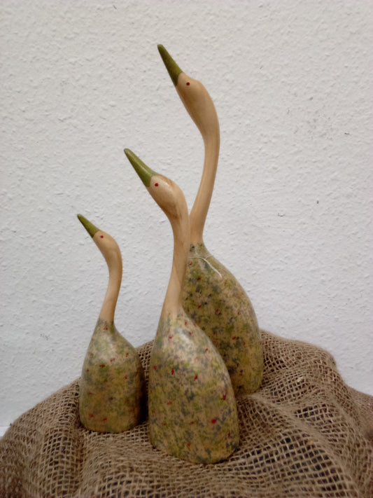 Set of 3 sycamore geese