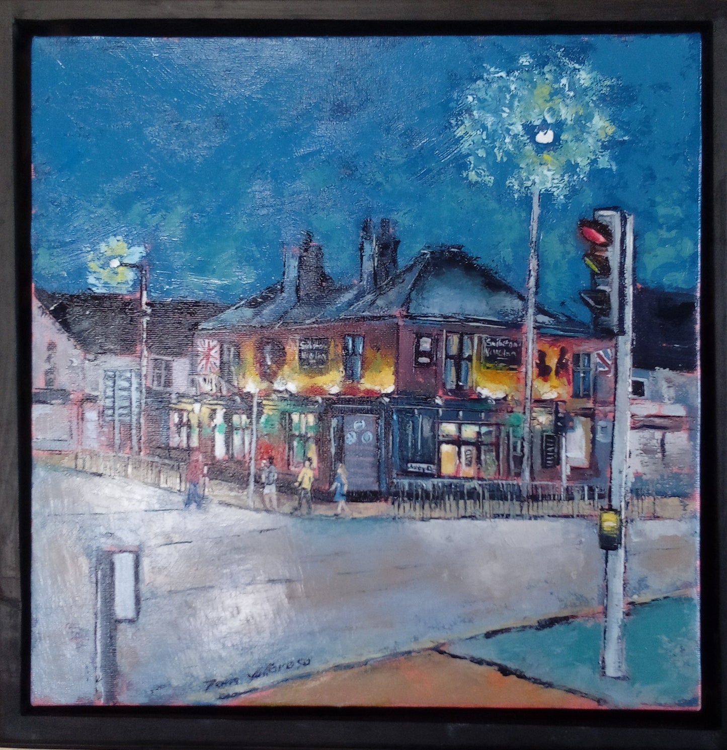 Snibstone New Inn oil painting