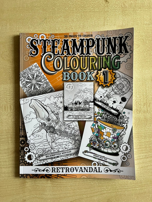 Steampunk Colouring Book