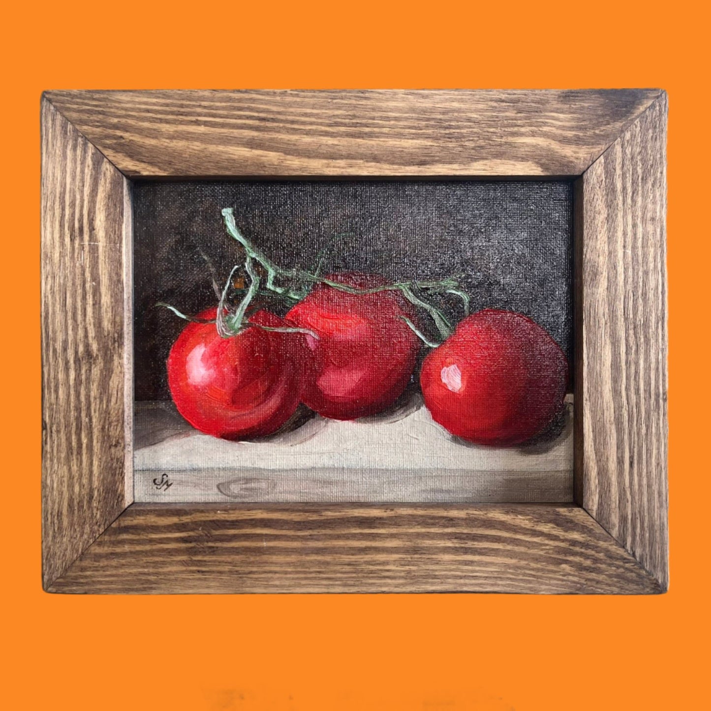 'Three Tomatoes' - Oil Painting