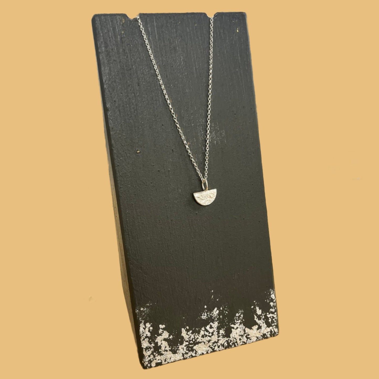 Moonscape Silver Pendant