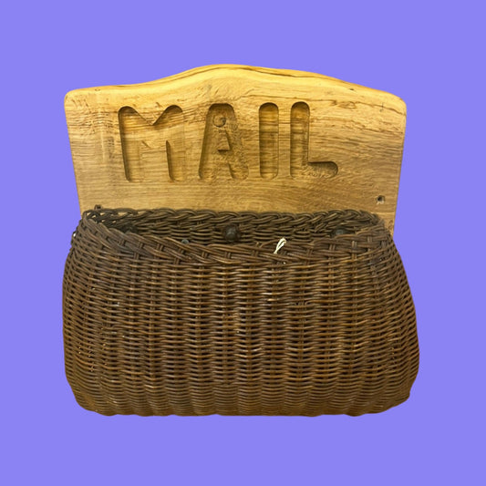 Wicker Mail Holder