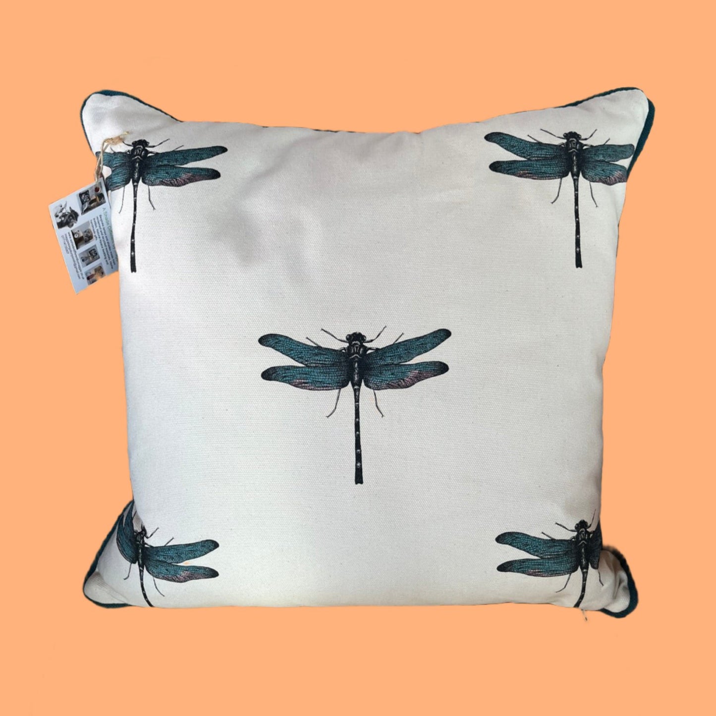 Patterned Cushion with Feather Inner