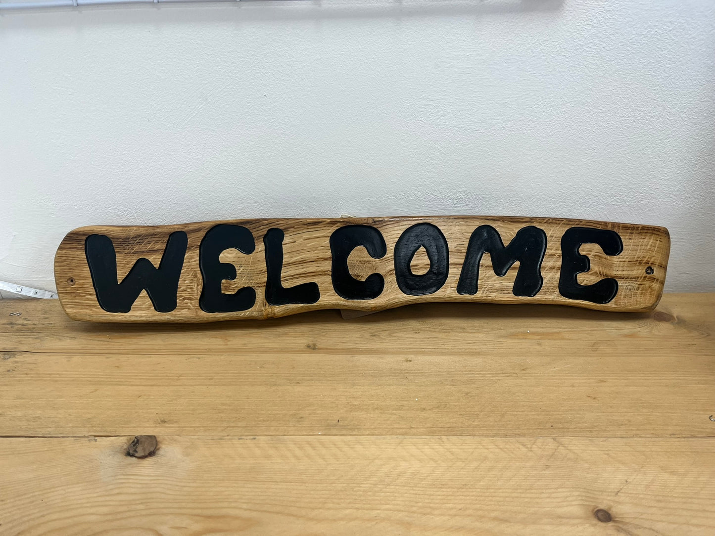 Wooden Welcome Sign