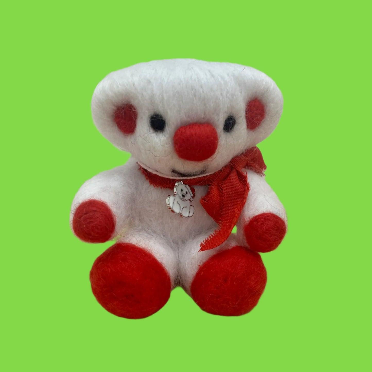 Needle Felted Christmas Bear